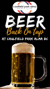 Beers back on Tap